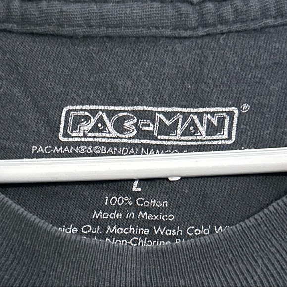 Black Pac-Man Graphic T Shirt - Picture 7 of 8